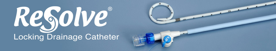 Resolve® Locking Drainage Catheter Merit Medical Systems 9856